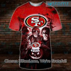 49ers Tee Shirt 3D Jason Voorhees Michael Myers Freddy Krueger 49ers Gift Set