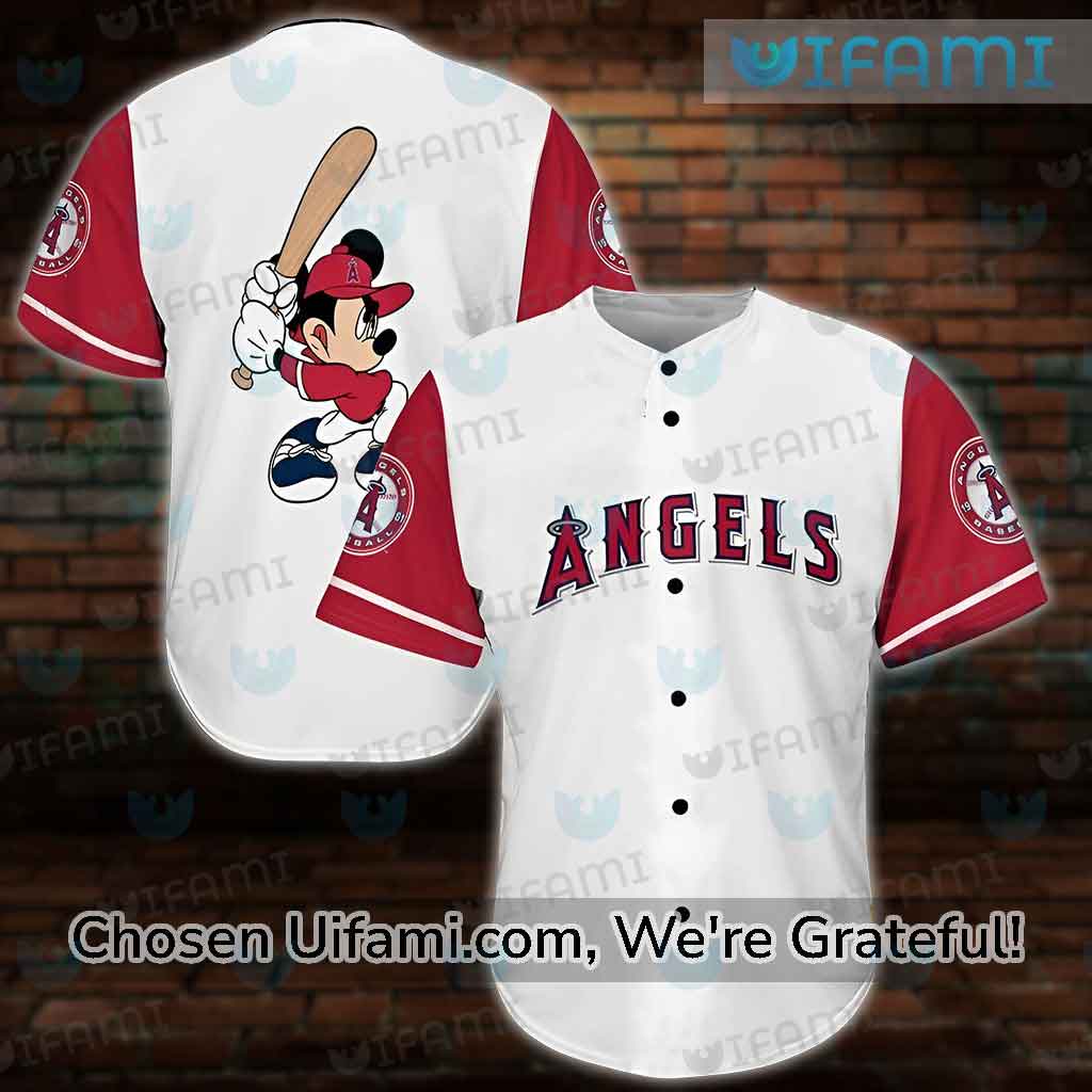 Custom Angels Full Button Baseball Jerseys, Vintage Sky Blue