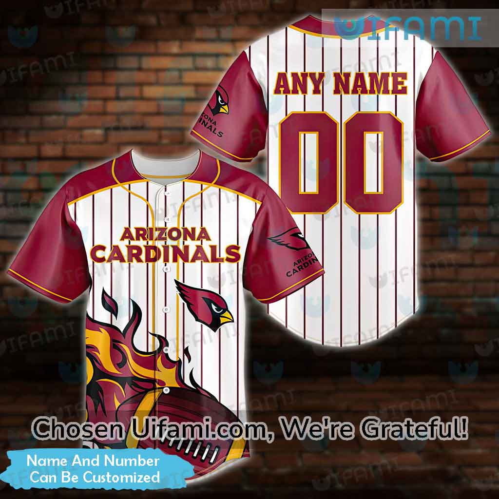 Arizona Cardinals Baseball Jersey Grim Reaper Custom Arizona Cardinals Gift  - Personalized Gifts: Family, Sports, Occasions, Trending