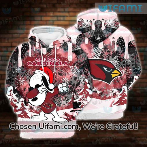 Arizona Cardinals Hoodie 3D Unbelievable Snoopy Christmas Arizona Cardinals Gift