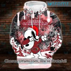 Arizona Cardinals Hoodie 3D Unbelievable Snoopy Christmas Arizona Cardinals Gift 4