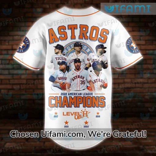 Astros Baseball Jersey 2022 AL Champions Level Up Astros Gift Ideas