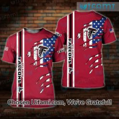 Atlanta Falcons Hawaiian Shirt Astonishing USA Flag Atlanta Falcons Fathers Day Gifts