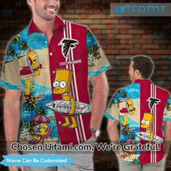 Atlanta Falcons Hawaiian Shirt Bart Simpson Personalized Atlanta Falcons Gifts