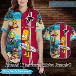 Atlanta Falcons Hawaiian Shirt Bart Simpson Personalized Atlanta Falcons Gifts 2