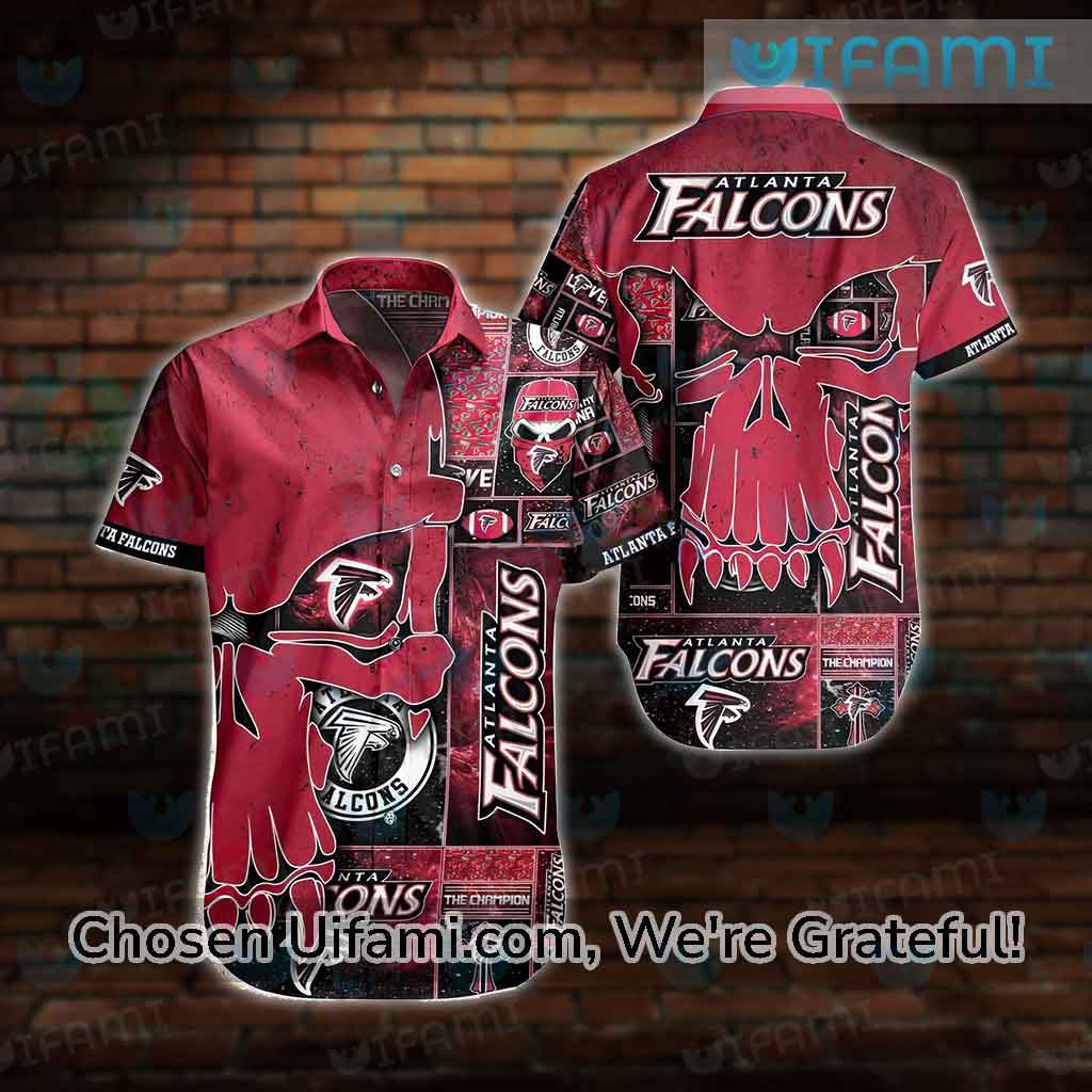 Atlanta Falcons Hawaiian Shirt Punisher Skull Atlanta Falcons Gift Ideas