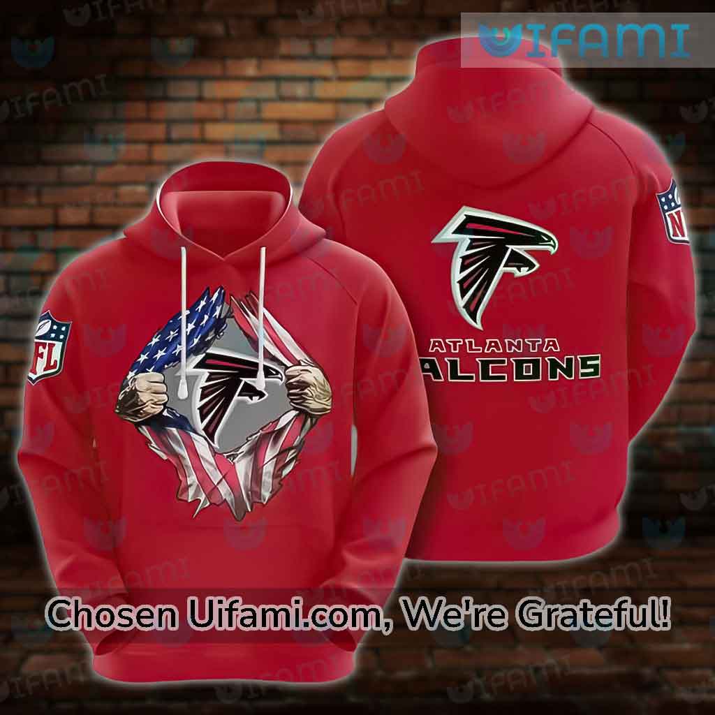 Falcons Hoodie Mens 3D USA Flag Atlanta Falcons Gift - Personalized Gifts:  Family, Sports, Occasions, Trending