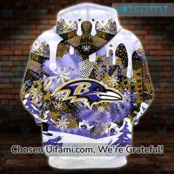 Baltimore Ravens Hoodie Mens 3D Perfect Snoopy Christmas Gifts For Ravens Fans 4