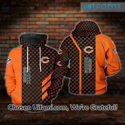 Bears Zip Up Hoodie 3D Selected Gucci Gifts For Chicago Bears Fans