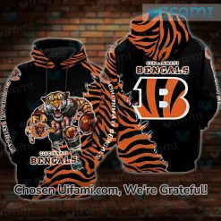 Bengals Hoodie 3D Excellent Mascot Cincinnati Bengals Gift
