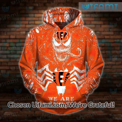 Bengals Orange Hoodie 3D Fun Venom We Are Bengals Cincinnati Bengals Gift