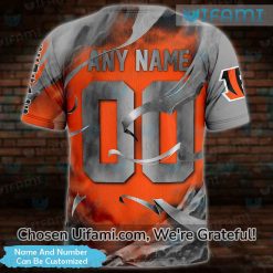 Bengals Shirt 3D Captivating Skull Personalized Bengals Gifts