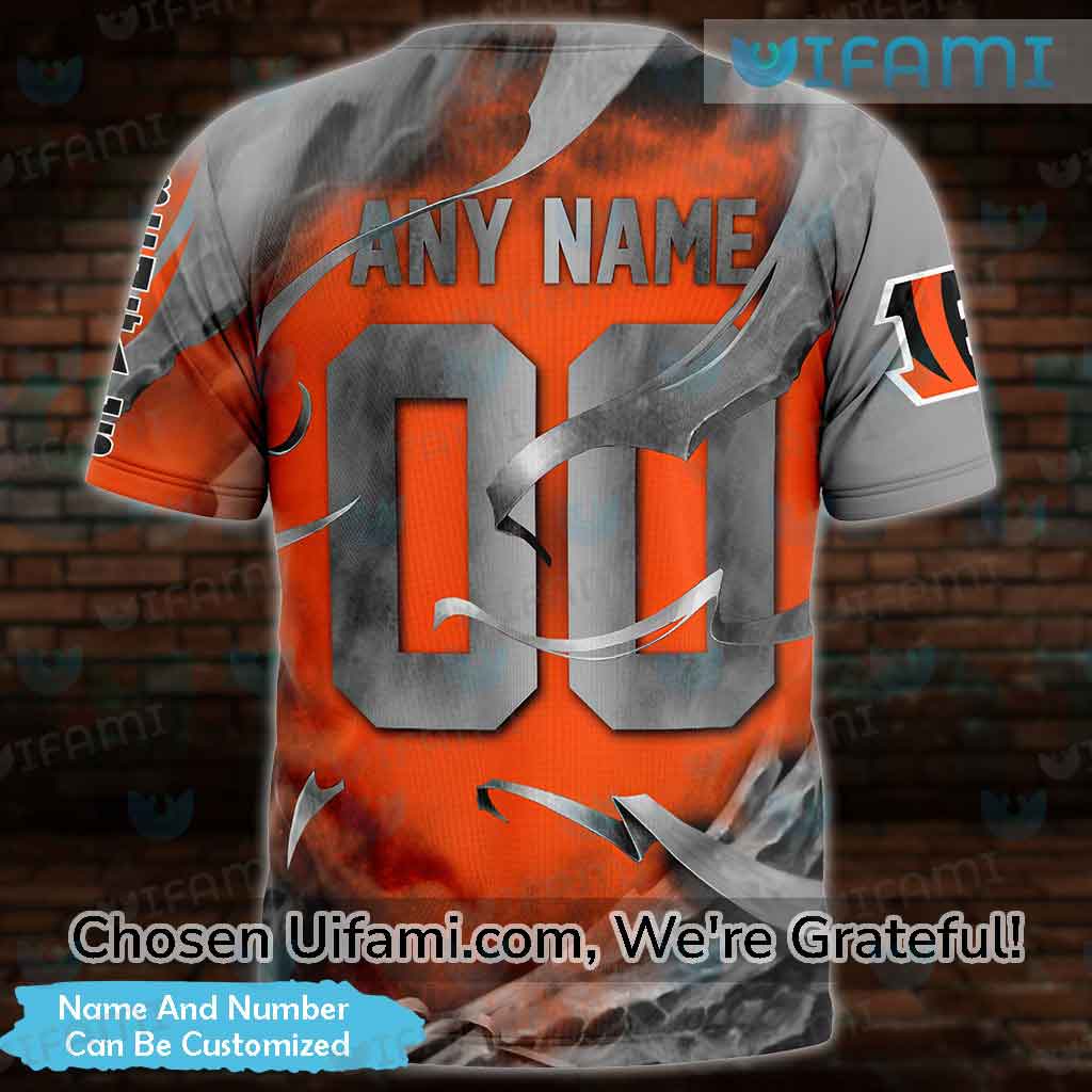 Cincinnati Bengals NFL Custom Name And Number Skull Halloween Gift