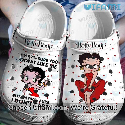 Betty Boop Crocs 97% Sure You Don’t Like Me Betty Boop Gift