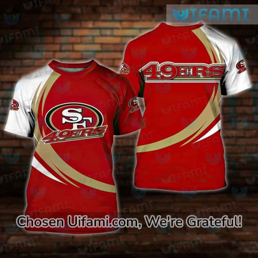 Big And Tall 49ers Apparel 3D Radiant San Francisco 49ers Gift