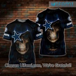 Black Dallas Cowboys Shirt 3D Grim Reaper Dallas Cowboys Christmas Gift Ideas
