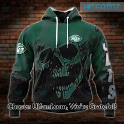 Black NY Jets Hoodie 3D Highly Effective Skull New York Jets Gift Ideas