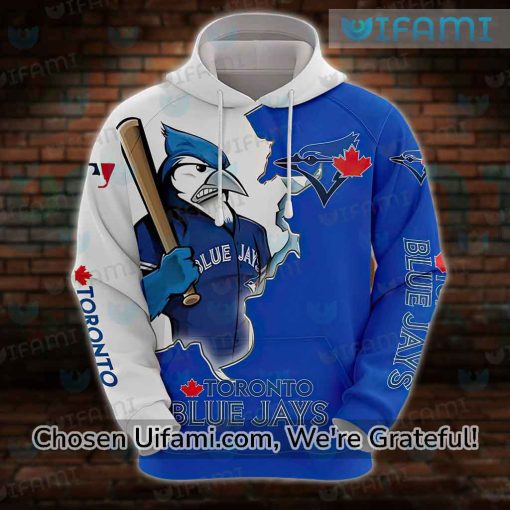 Blue Jays Zip Up Hoodie 3D Cheap Toronto Blue Jays Gift