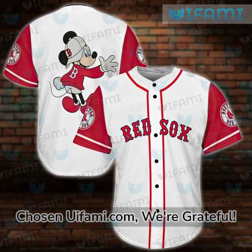 Boston Jersey Baseball Shocking Mickey Unique Red Sox Gifts