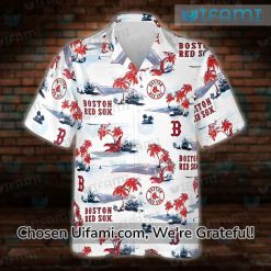 Boston Red Sox Hawaiian Shirt Glamorous Gifts For Red Sox Fans