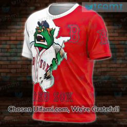 Boston Red Sox Shirt 3D Convenient Mascot Red Sox Gift