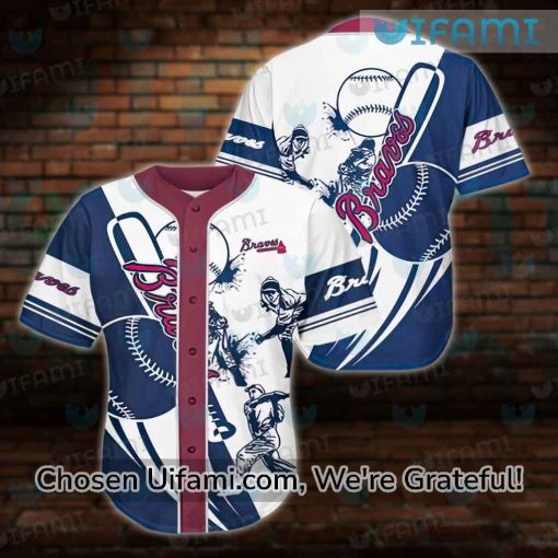 Braves Baseball Jersey Wonderful Atlanta Braves Gift