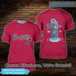 Braves Shirt Womens 3D 2021 World Series Personalized Atlanta Braves Gift