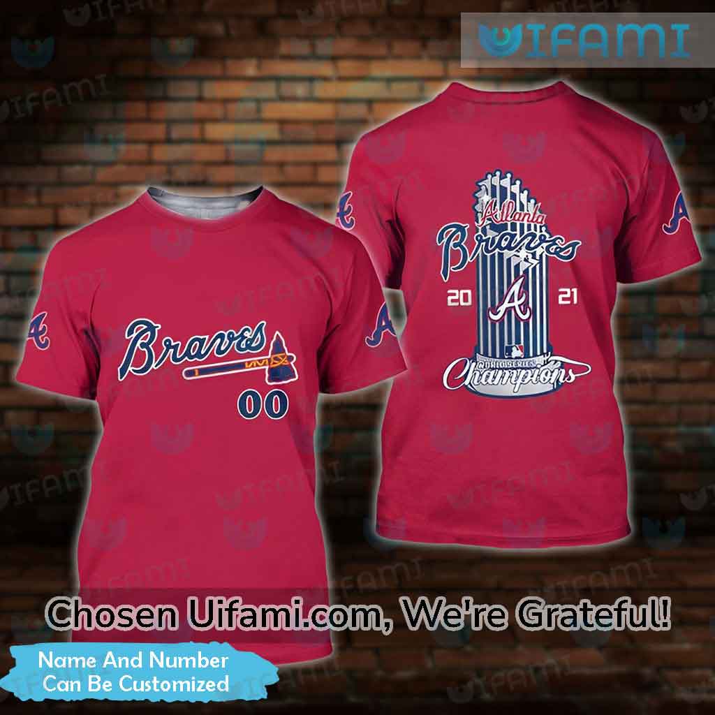 Braves Shirt Womens 3D 2021 World Series Personalized Atlanta Braves Gift -  Personalized Gifts: Family, Sports, Occasions, Trending