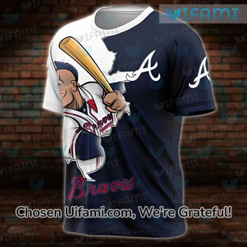 Braves T-Shirt 3D Graceful Mascot Atlanta Braves Gift Ideas