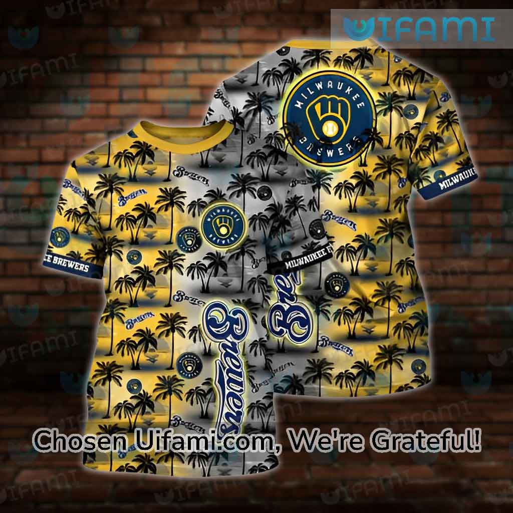 Vintage Brewers Shirt 3D Brilliant Gnomes Christmas Milwaukee Brewers Gift  - Personalized Gifts: Family, Sports, Occasions, Trending