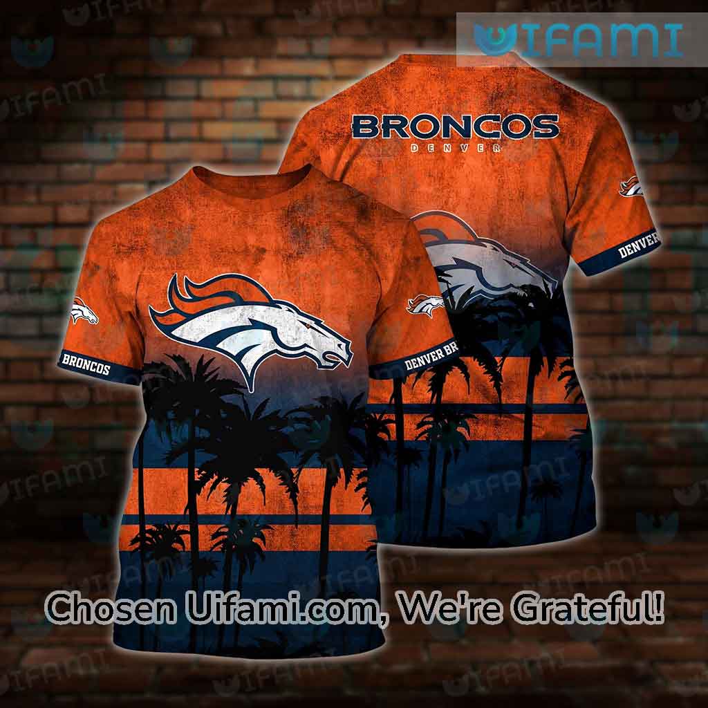 Broncos T-Shirt 3D Awesome Denver Broncos Gifts For Him - Personalized  Gifts: Family, Sports, Occasions, Trending