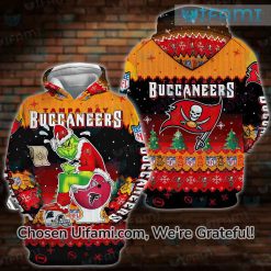 Buccaneers Hoodie Youth 3D Grinch Christmas Panthers Tampa Bay Buccaneers Gift 1