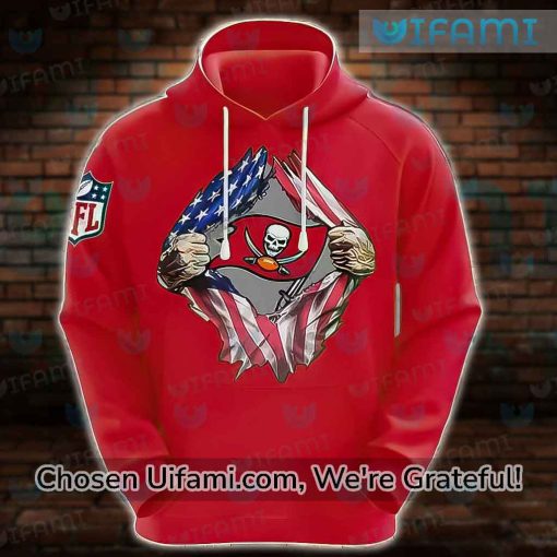 Bucs Hoodie 3D Comfortable USA Flag Tampa Bay Bucs Gifts