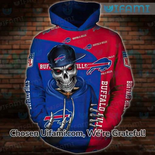 Buffalo Bills Hoodie Mens 3D Priceless Grim Reaper Buffalo Bills Gifts For Him