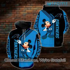 Carolina Panthers Hoodie 3D Affordable Mickey Carolina Panthers Gifts For Him