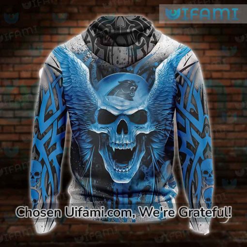 Carolina Panthers Hoodie 3D Mesmerizing Skull Carolina Panthers Gift