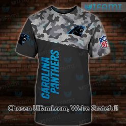 Carolina Panthers T Shirt 3D Camo Carolina Panthers Gift Best selling 1