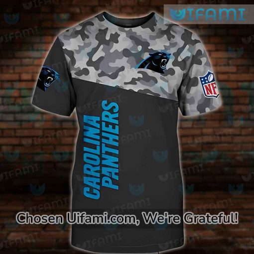 Carolina Panthers T-Shirt 3D Camo Carolina Panthers Gift