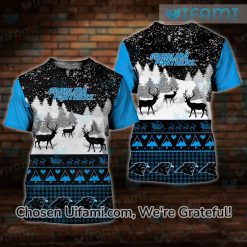 Carolina Panthers T-Shirt 3D Graceful Christmas Carolina Panthers Gifts For Him