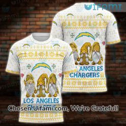 Chargers T-Shirt 3D Magnificent Gnomes Christmas Chargers Gifts For Him