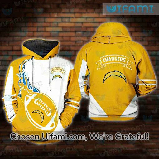 Chargers Zip Up Hoodie 3D Unforgettable Los Angeles Chargers Gifts