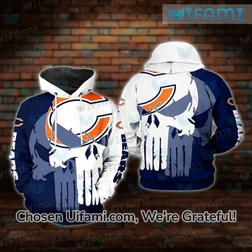 Chicago Bears Hoodie 3D Useful Punisher Skull Chicago Bears Gift