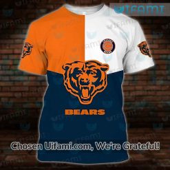 Chicago Bears T Shirt Vintage 3D Detailed Cool Chicago Bears Gifts