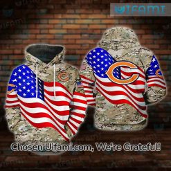 Chicago Bears Veterans Day Hoodie 3D Perfect Chicago Bears Christmas Gifts
