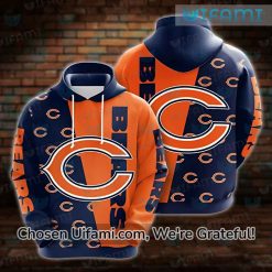 Chicago Bears Zipper Hoodie 3D Unexpected Bears Football Gifts