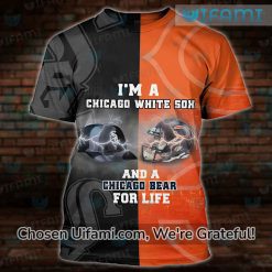 Chicago White Sox T-Shirt 3D Hilarious Bears White Sox Gifts For Him