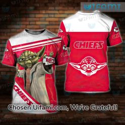 Chiefs TShirts 3D Promising Baby Yoda Chiefs Gifts For Dad