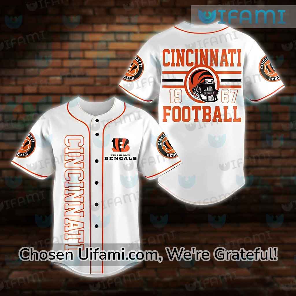 Cincinnati Bengals Baseball Jersey Exciting Bengals Gift - Personalized  Gifts: Family, Sports, Occasions, Trending