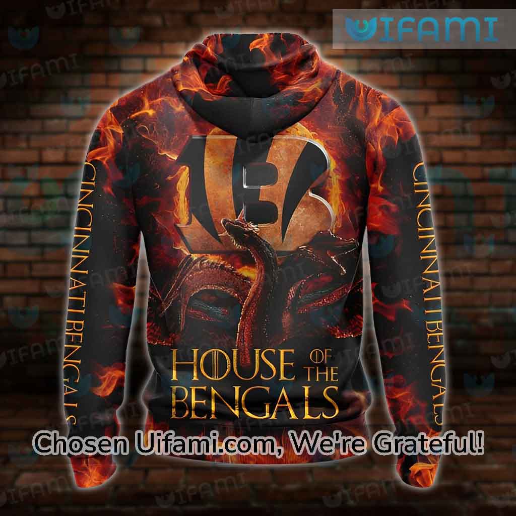 Cincinnati Bengals Hoodie 3D Game Of Thrones House Of The Bengals