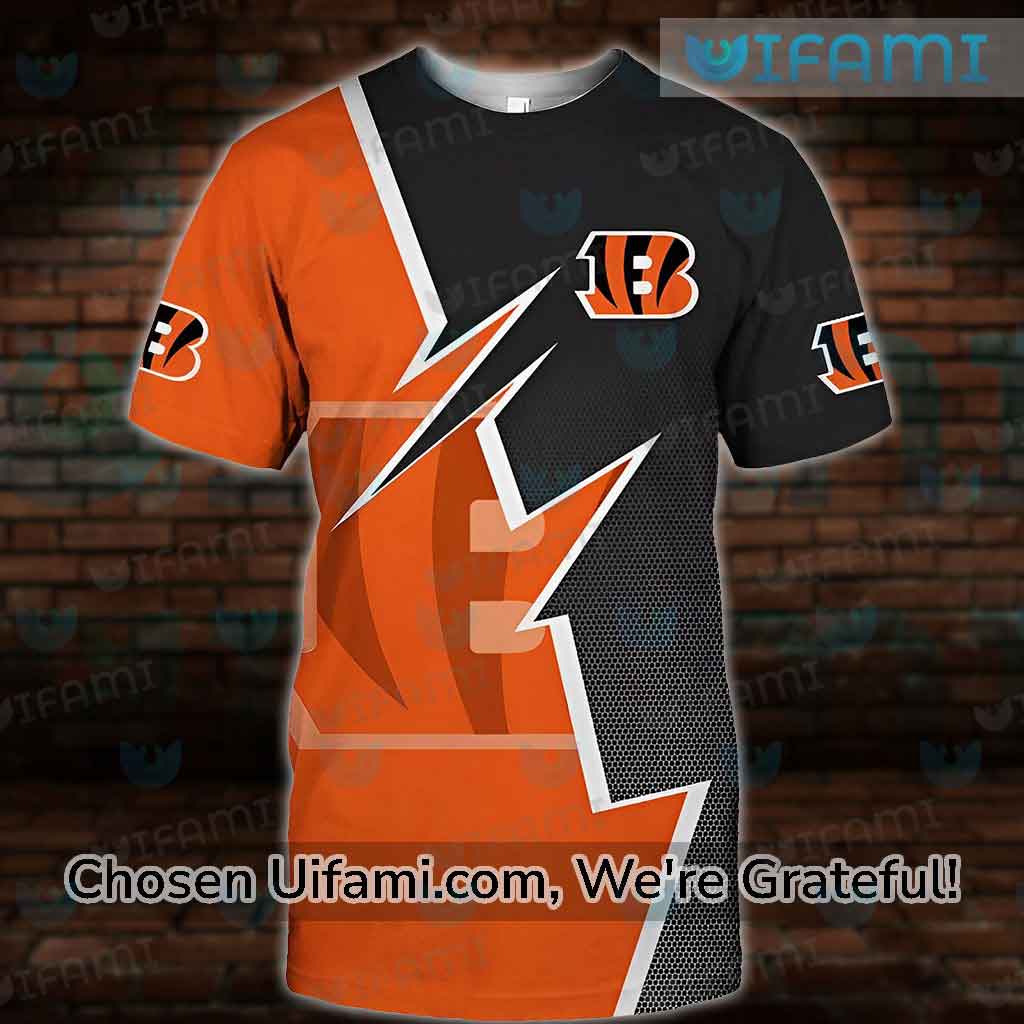 NFL T shirt 3D Custom Cincinnati Bengals T shirts Cheap For Fans